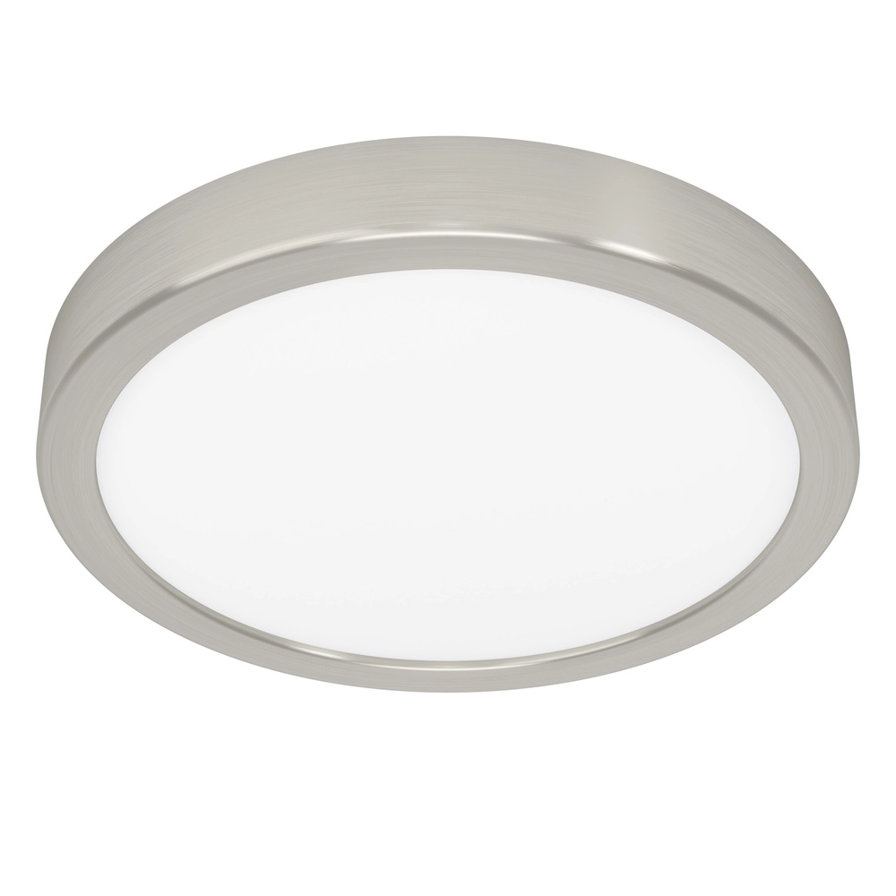 Led plafonnière Fueva 6 rond - rvs - Ø 21,1cm