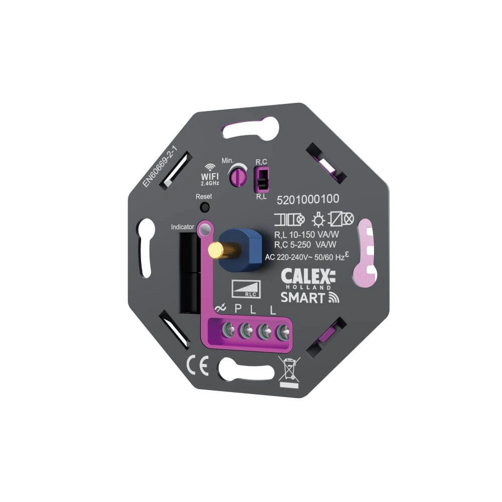 Smart RC inbouwdimmer 5-250W