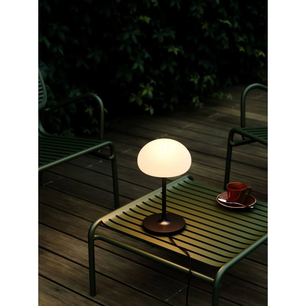 Tafellamp Sponge zwart met wit oplaadbaar Nordlux 5704924014956