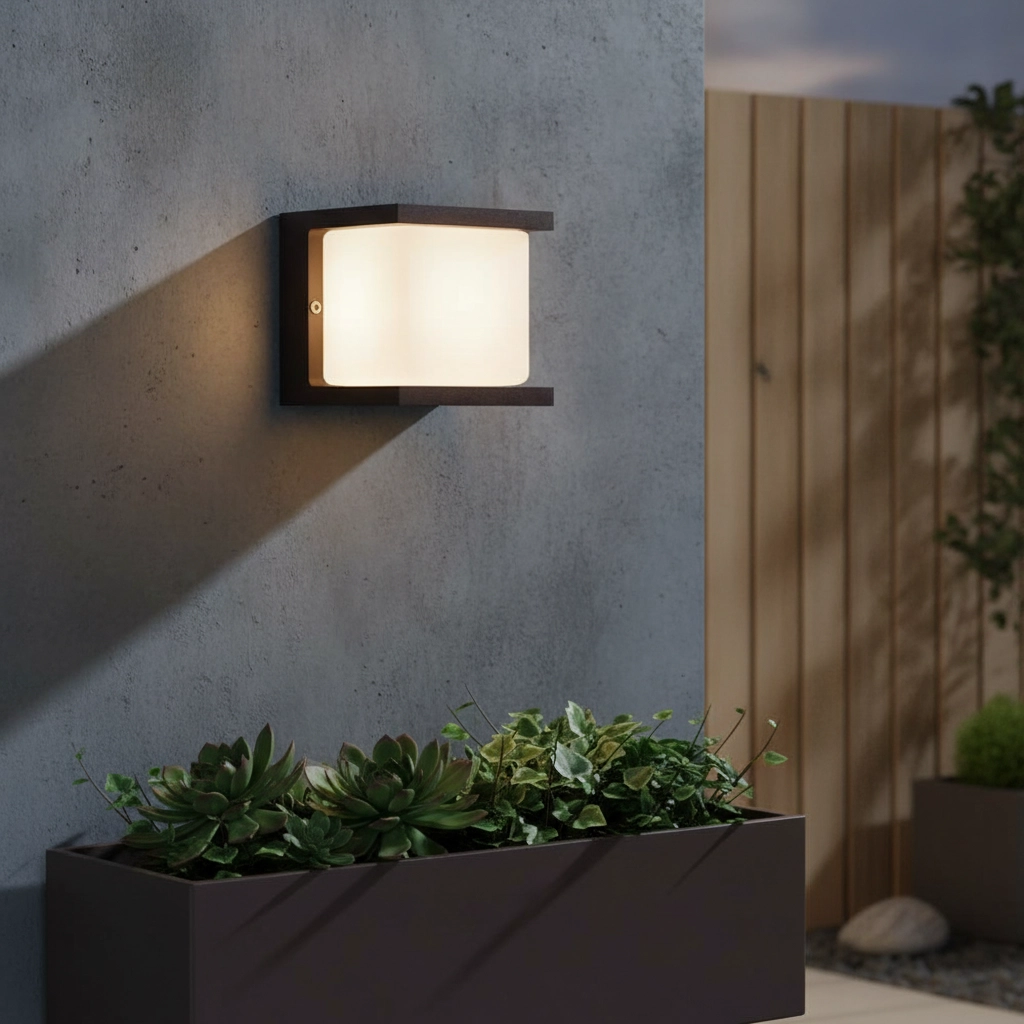 Buitenlamp antraciet Iser 11x10cm