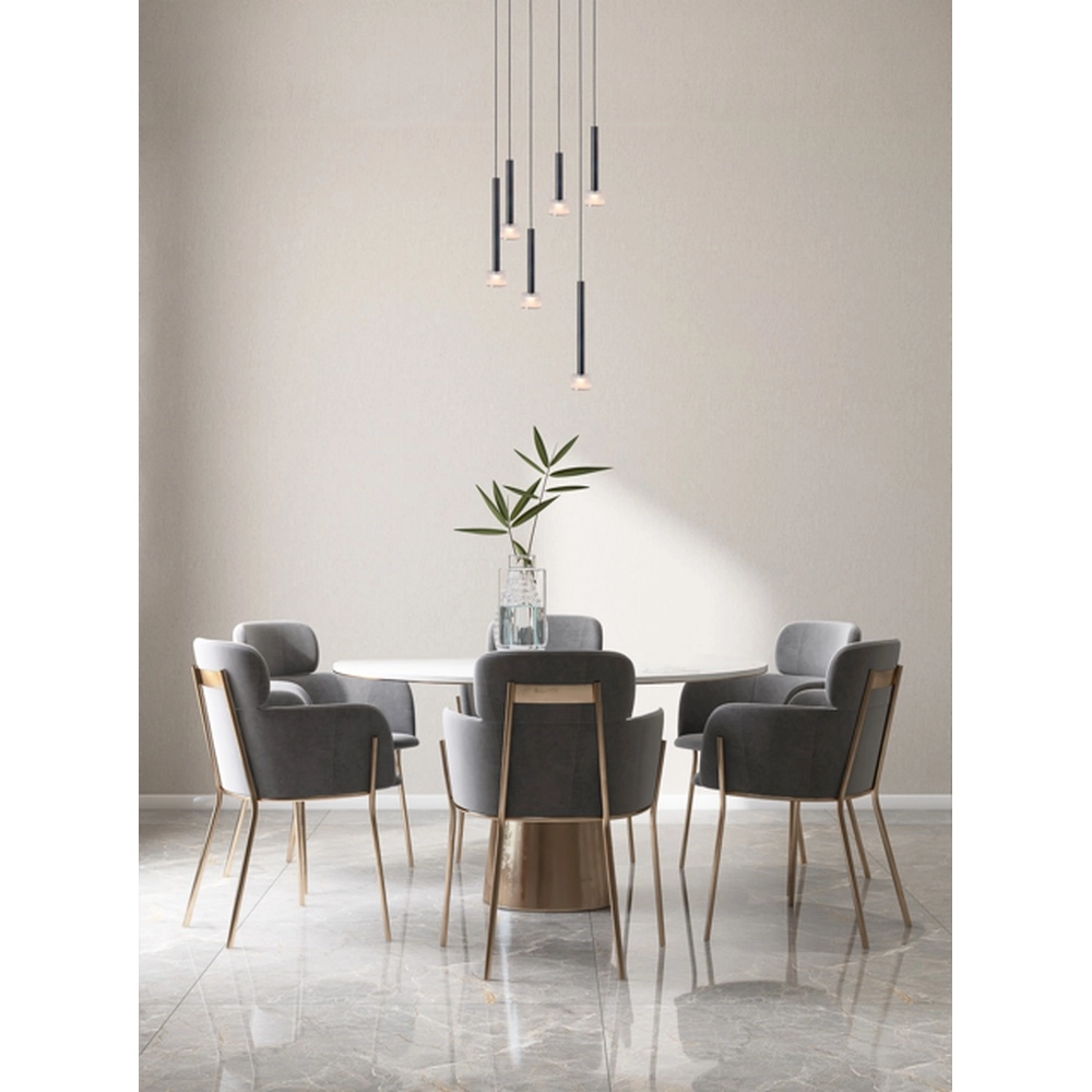 Led hanglamp Fabro 6-lichts - dappled oil Masterlight 8718121317069