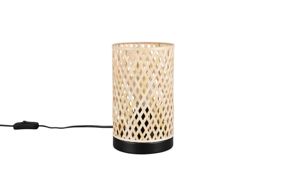 Crème tafellamp Laurent met zwart Ø 14cm Trio 4017807637595