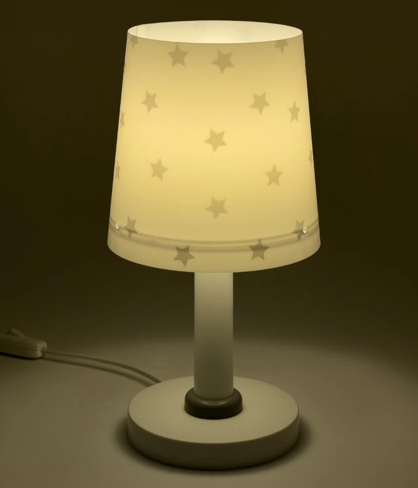 Kinderkamer tafellamp Star Light soft grijs Dalber 8420406001395
