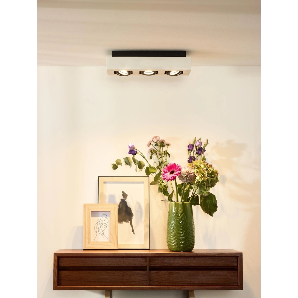 Plafondspot Xirax 3 x 5W wit Lucide 5411212092335