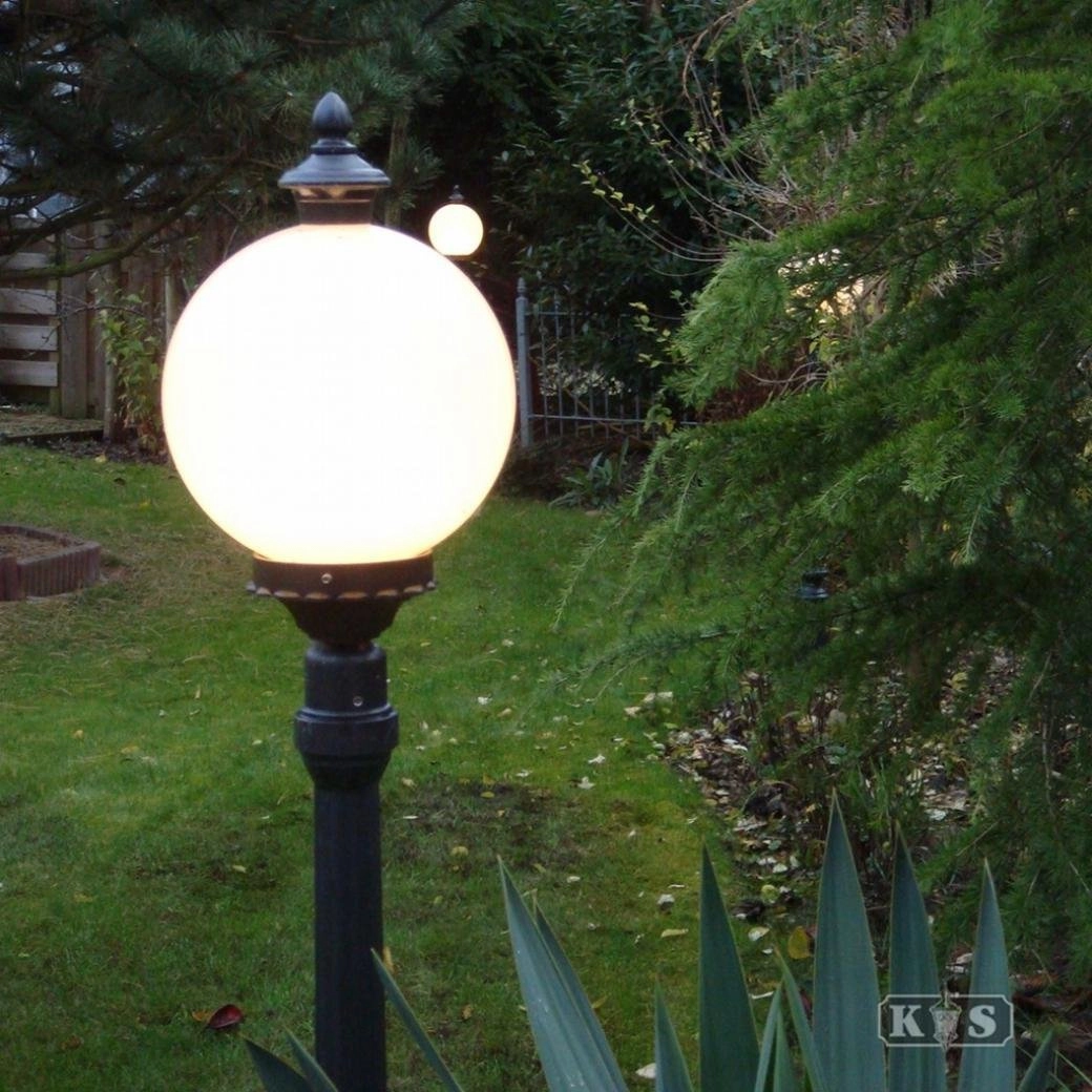 Staande bollamp Madeira 144cm met 25cm bol - zwart KS Verlichting 8714732715041
