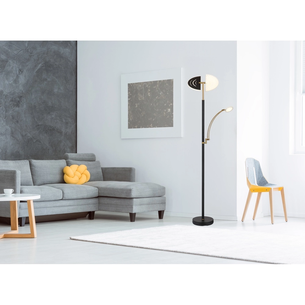 Vloerlamp Tirana zwart Globo 9007371471119