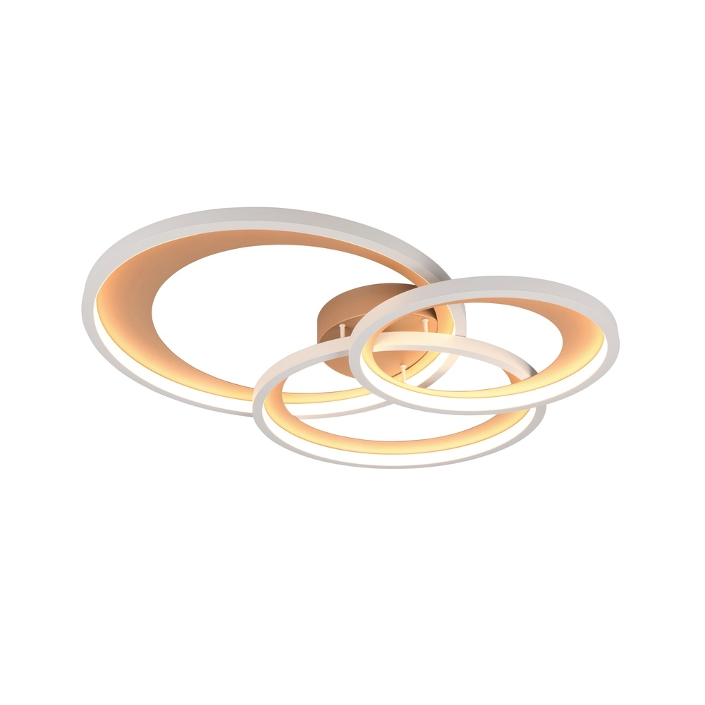 Moderne plafondlamp Granada mokka bruin Moderne plafondlamp Granada mokka bruin