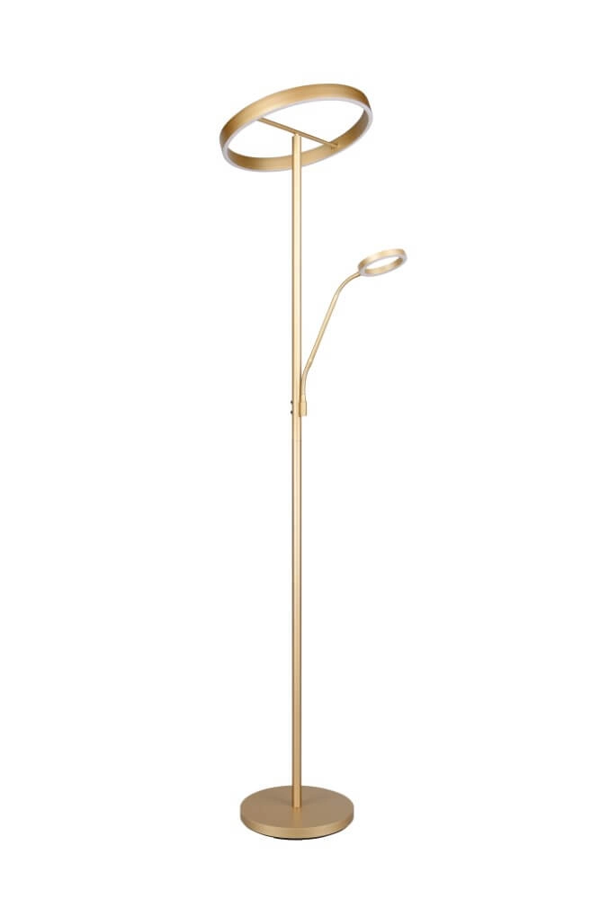 Design leeslamp Willis Goud - 180cm Trio 4017807627923