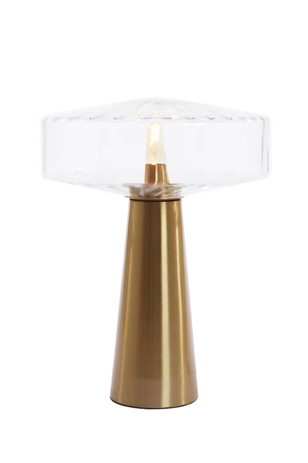 Tafellamp Pleat goud Ø 40cm