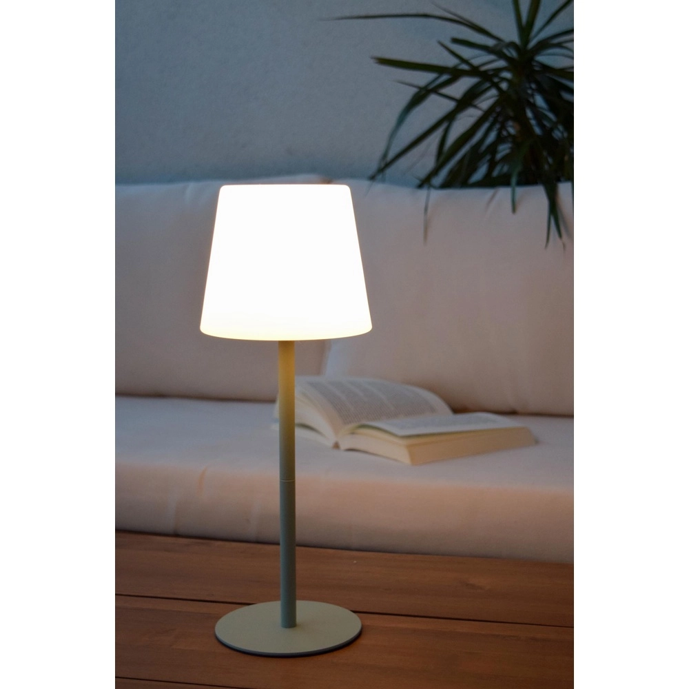 Oplaadbare tafellamp Tyon groen Lucide 5411212134752