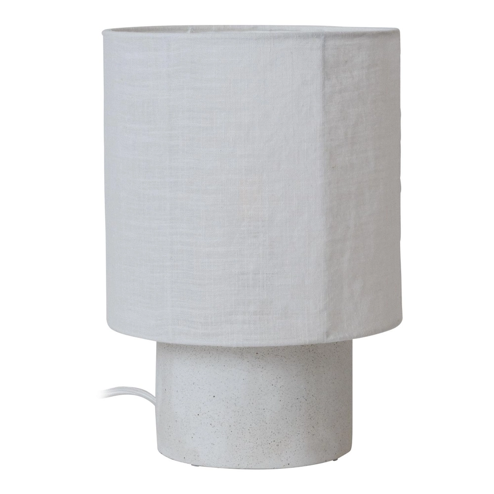 Tafellamp Tissaja Ø 20cm wit