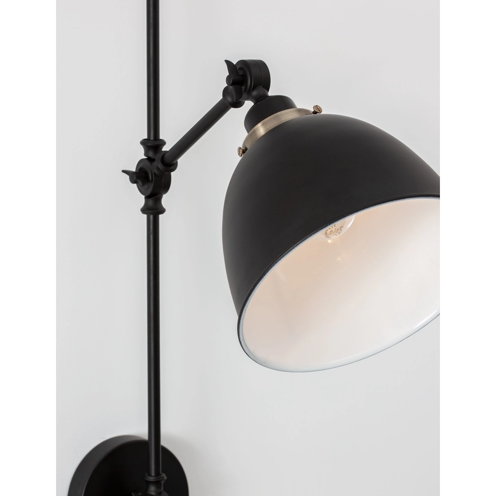 Wandlamp Virgo zwart Lyora 5212017420725