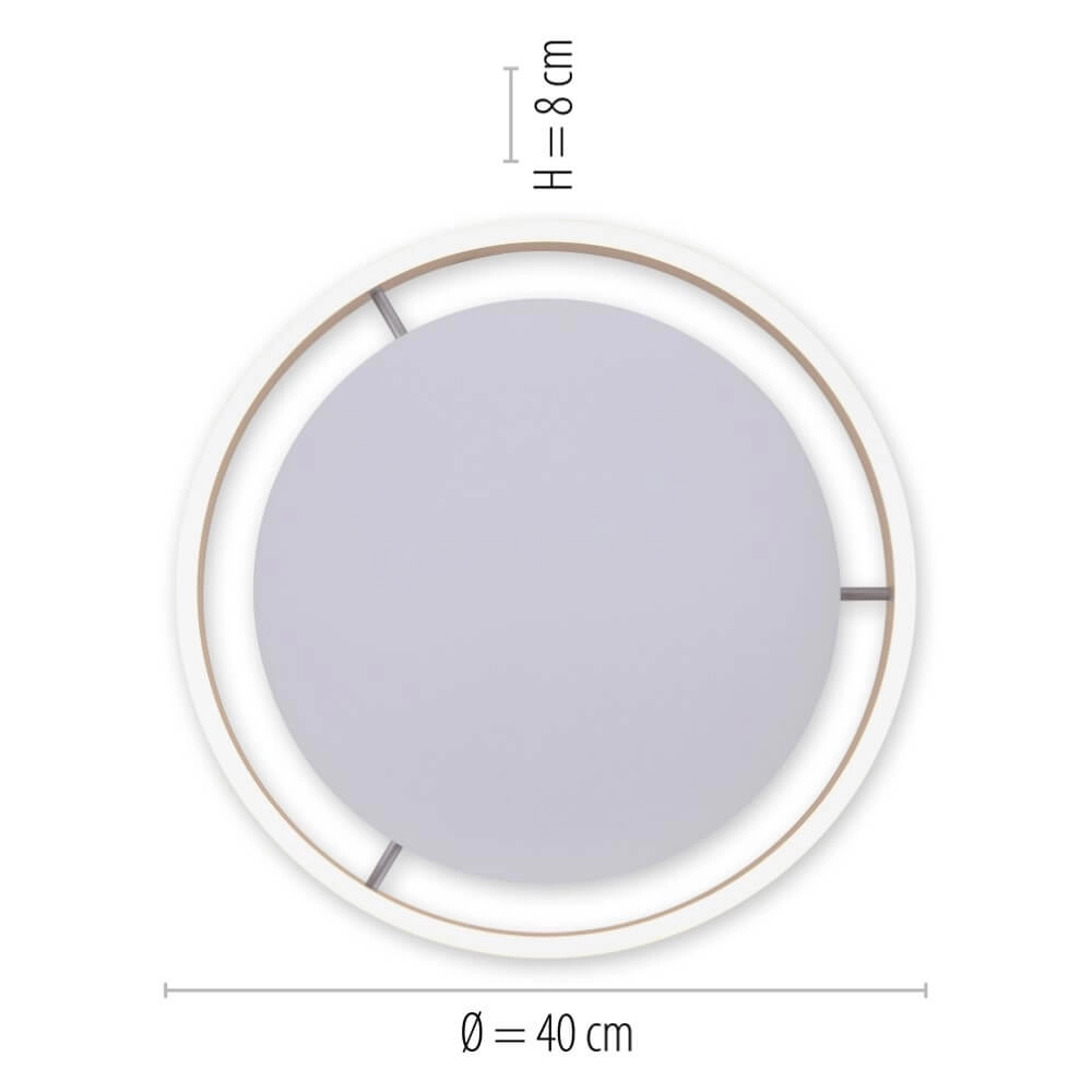 Plafondlamp Q-Vito Ø 40cm messing Paul Neuhaus 4012248333860