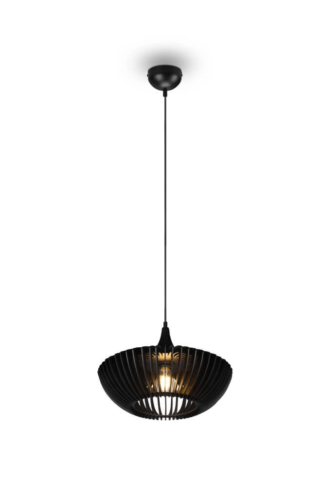 Moderne zwarte hanglamp Colino Ø 40cm Trio 4017807540246