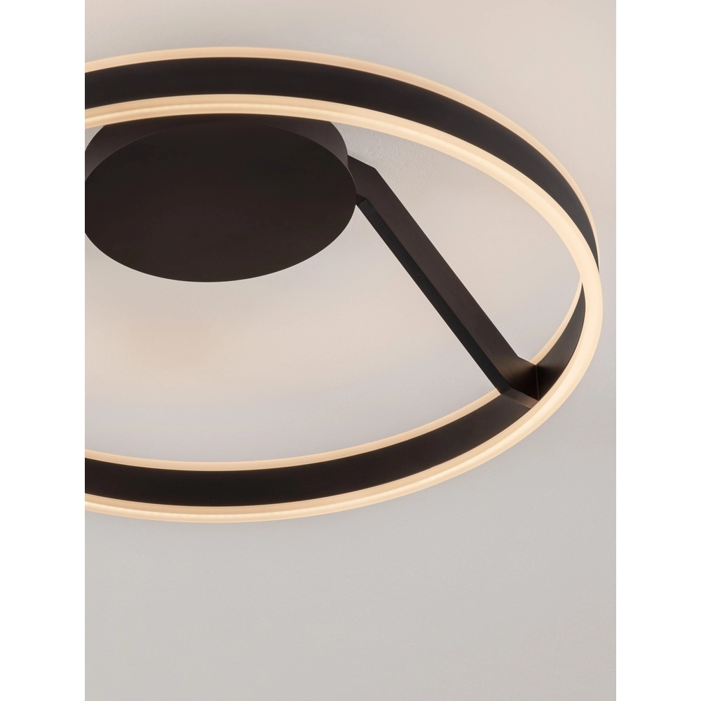 Plafondlamp Bianco zwart Ø 60cm Lyora 5212017473837