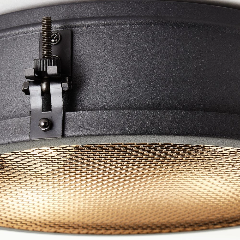 Industriële plafondlamp Zois Ø 34cm Brilliant 4004353382673