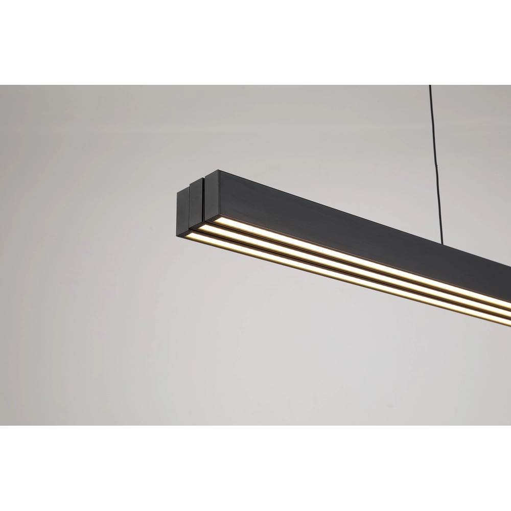Hanglamp Linear verstelbaar zwart Searchlight 5053423301938