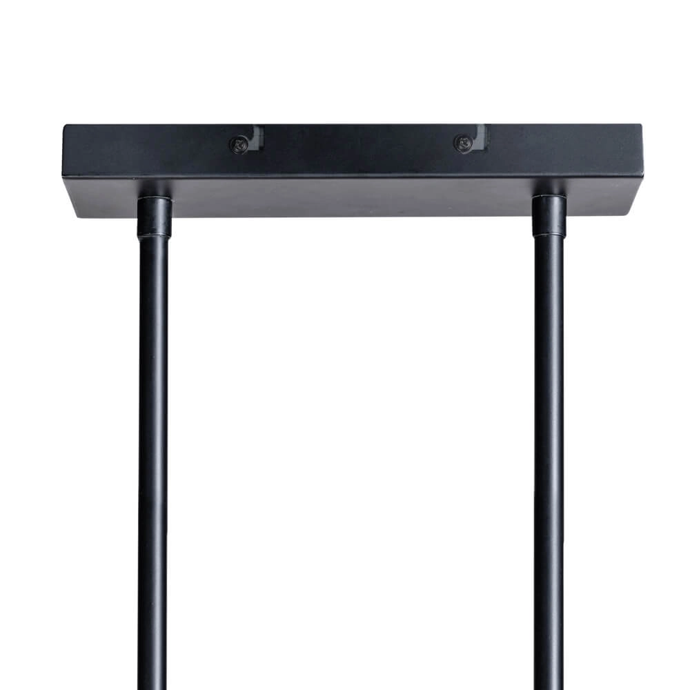 Strakke eettafellamp Miller 6-lichts zwart ETH 8720195303084