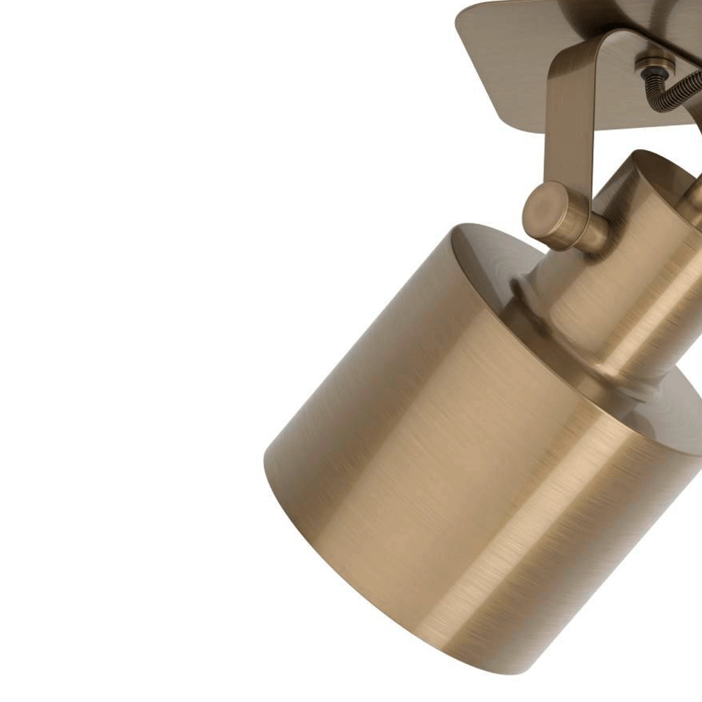 Messing plafondspot Southery 2-lichts Eglo 9002759438180