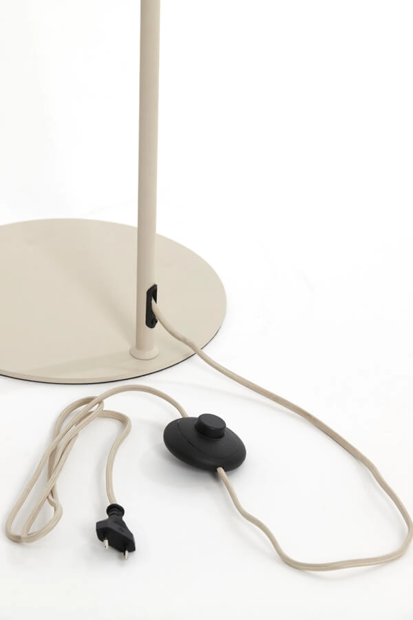 Crème vloerlamp Elati Ø 29cm japandi Light & Living 8717807702700