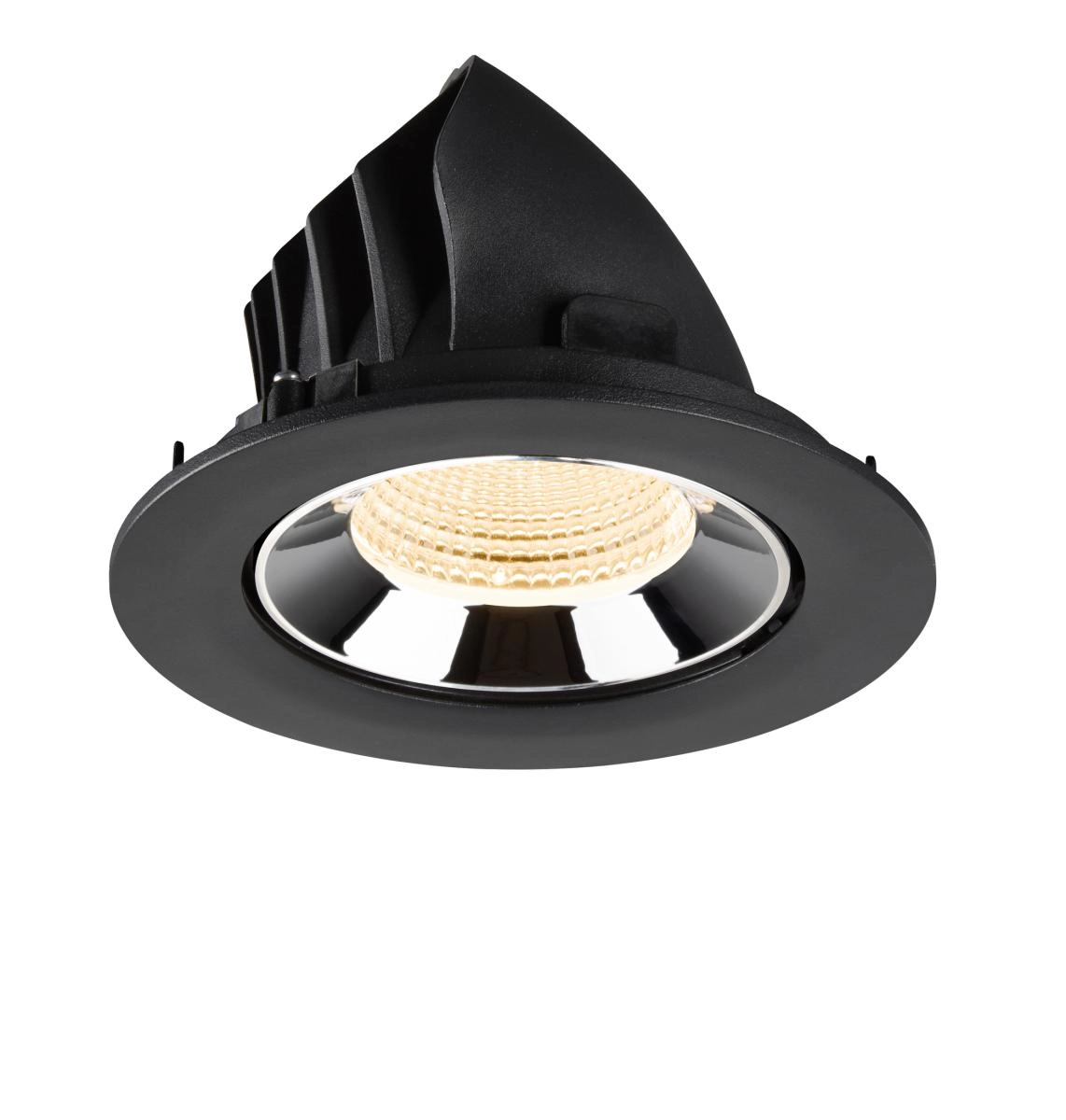 Inbouwspot Numinos Gimble L zwart/chroom 2700K - 55gr SLV 4024163310437