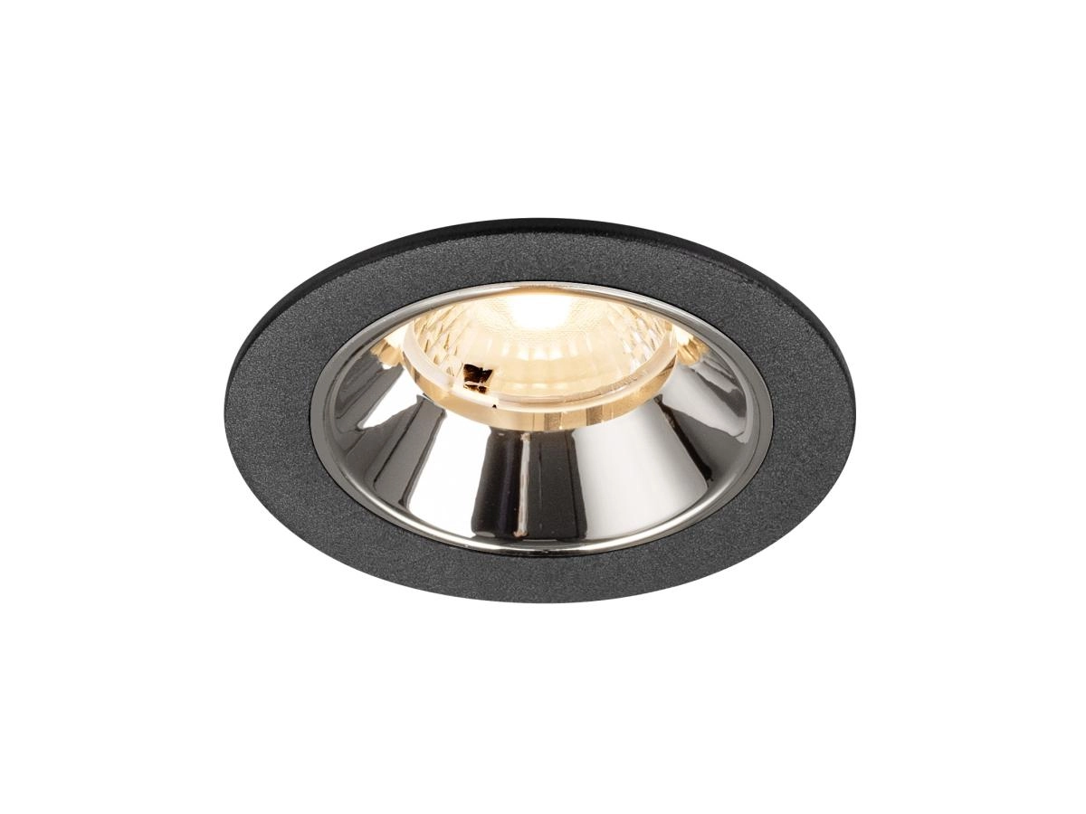 Inbouwspot Numinos S zwart/chroom 2700K - 40gr