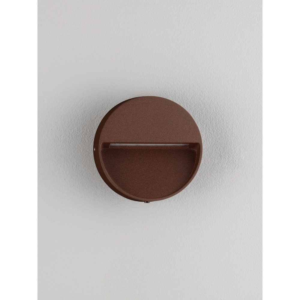 Ronde wandlamp Sete roestbruin Lyora 5212017497932