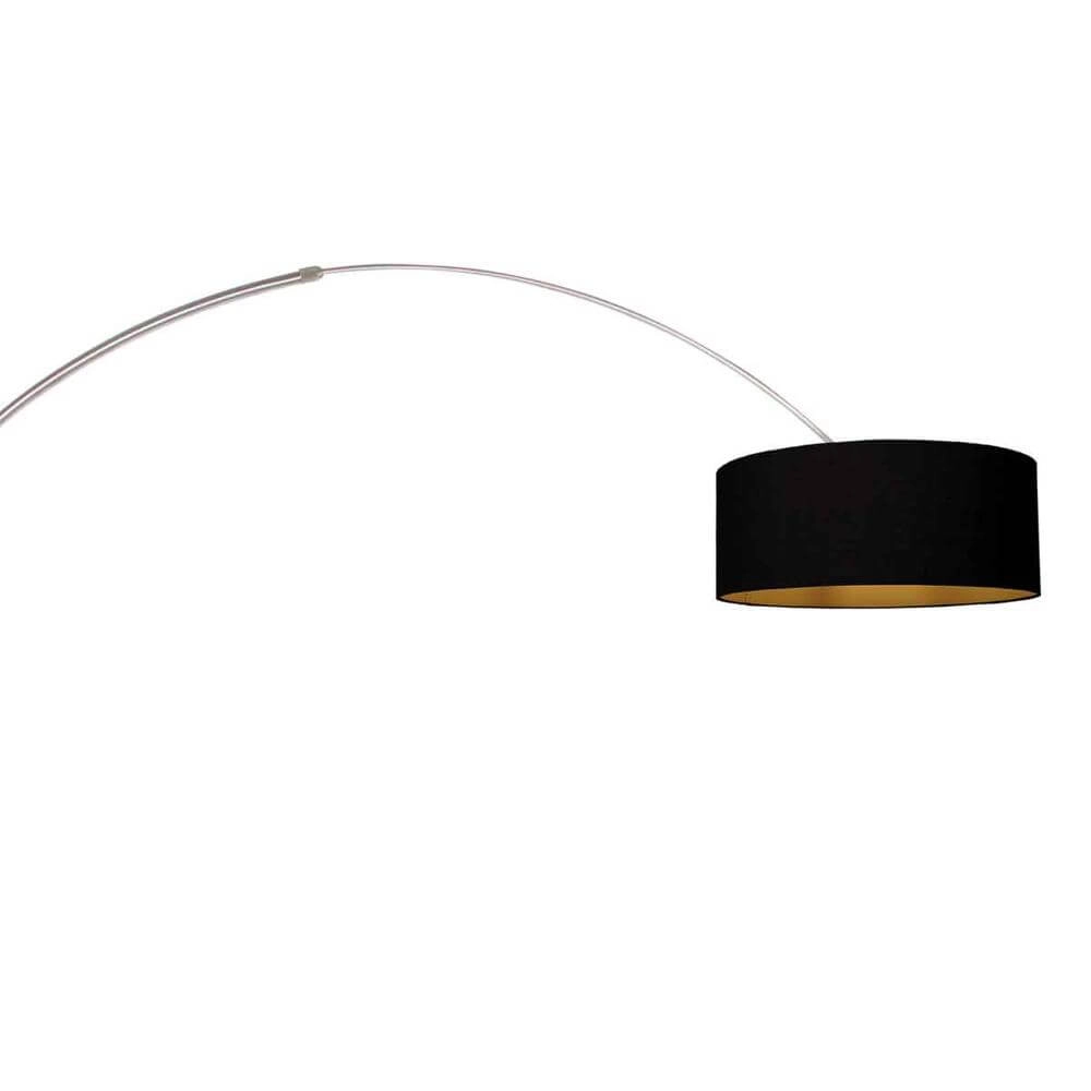 Booglamp Sparkled Light metaal met zwarte kap Steinhauer 8712746175516