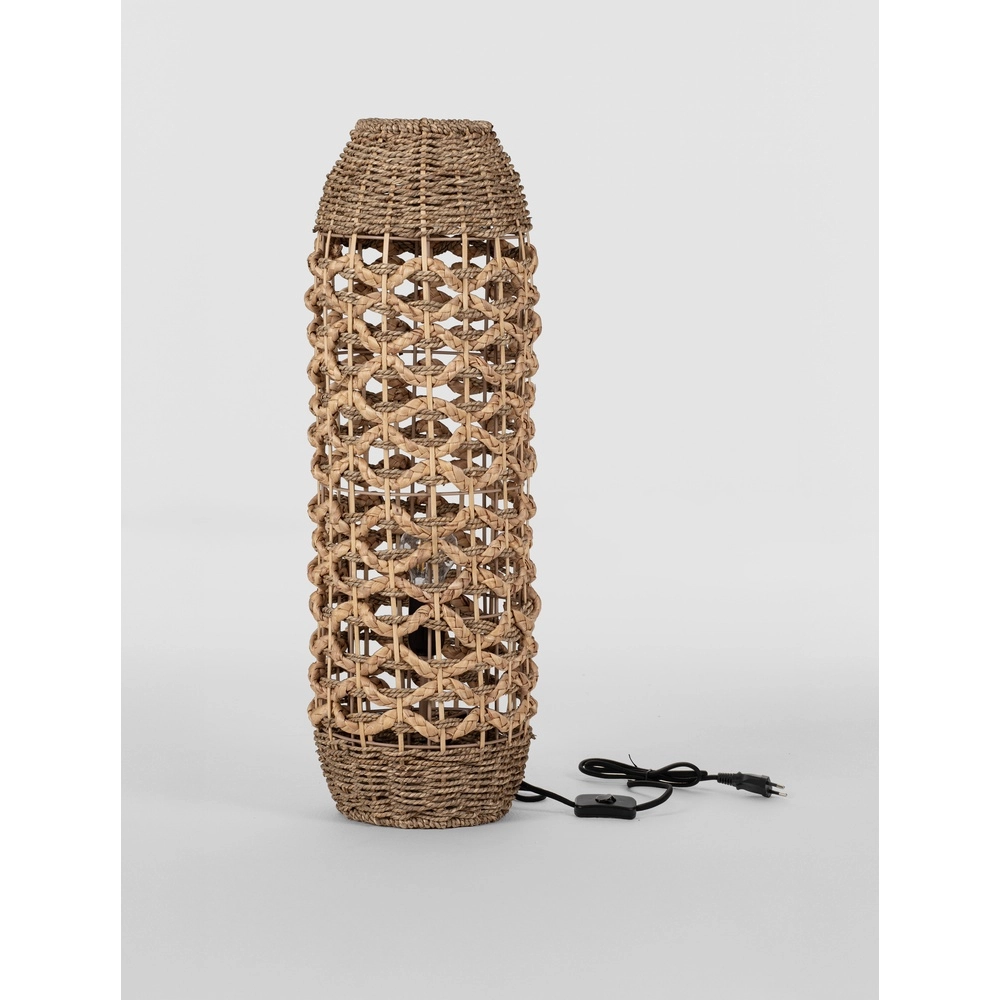 Vloerlamp Elma bruin Ø 23cm Lyora 5212017477491