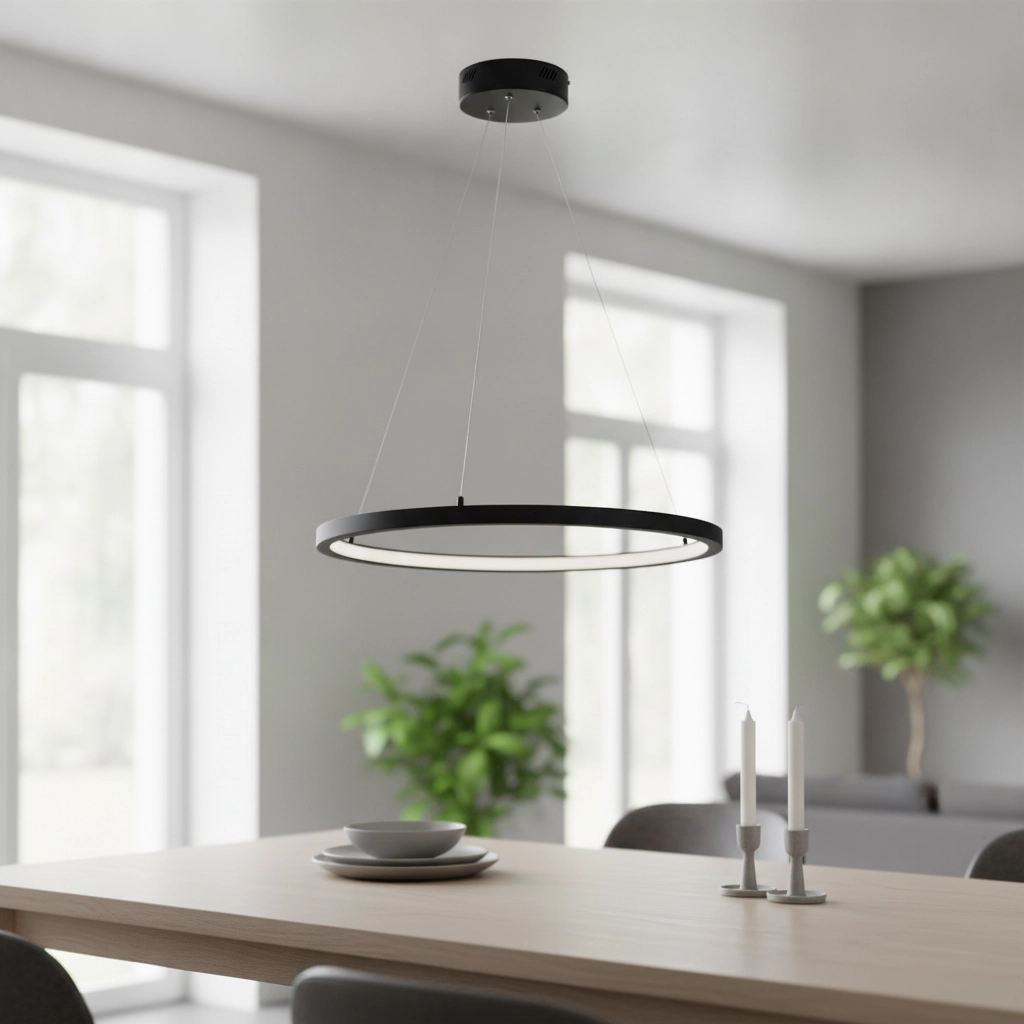 Zwarte hanglamp Empatia design enkel