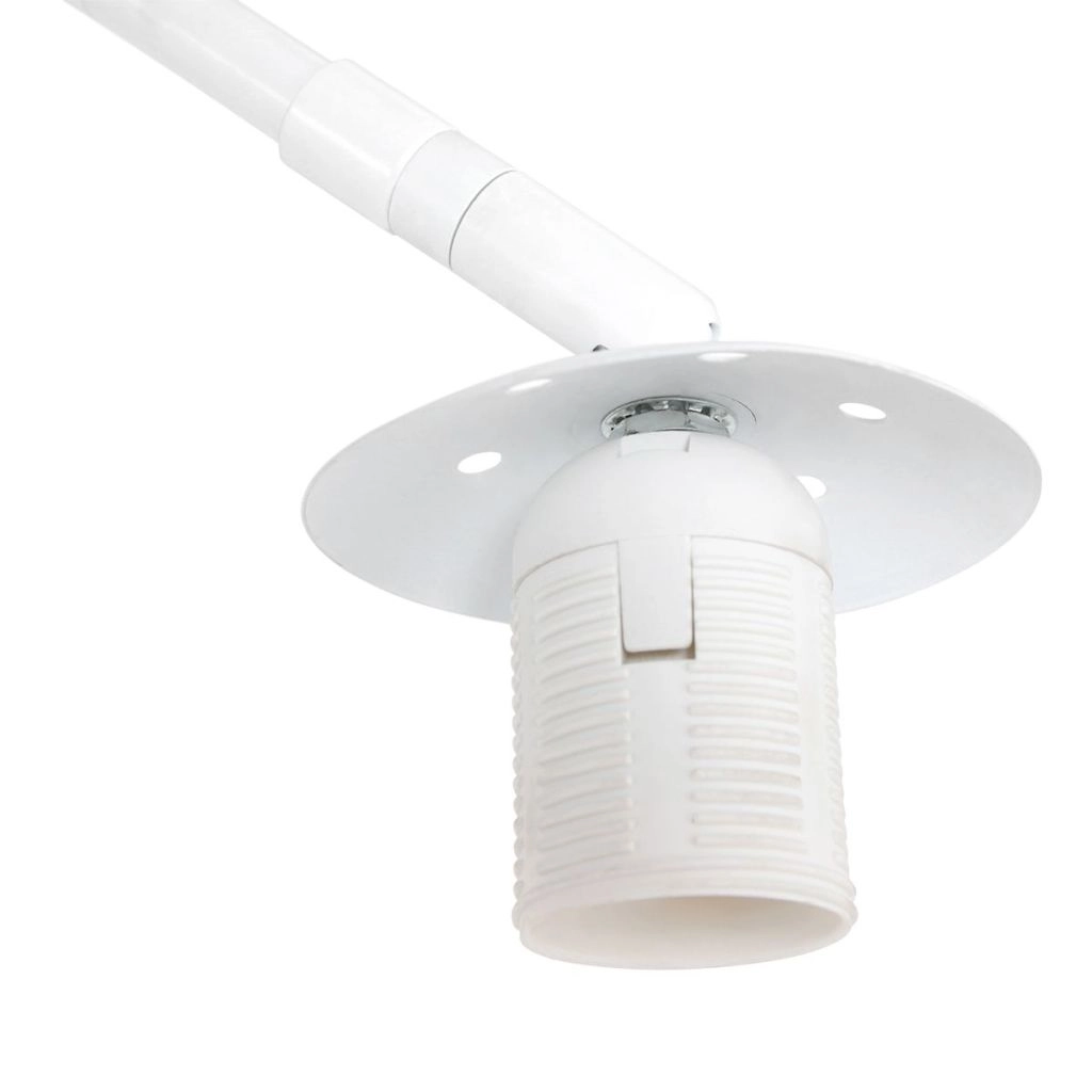 Witte booglamp Sparkled Light met kurk kap Ø40cm Steinhauer 8712746180442