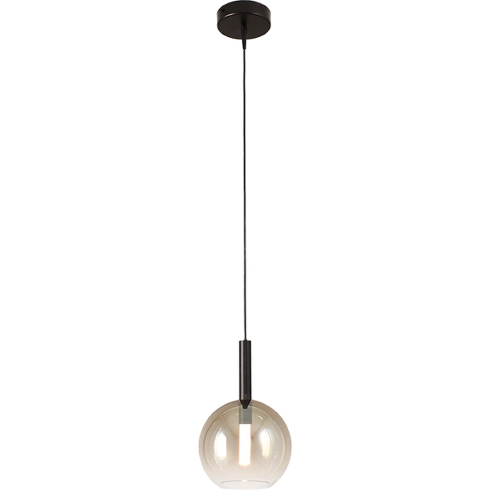 Hanglamp Ø 17cm Lido Ball met gold-fading glas