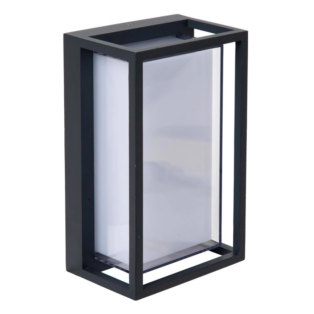Zwarte wandlamp Quadra design
