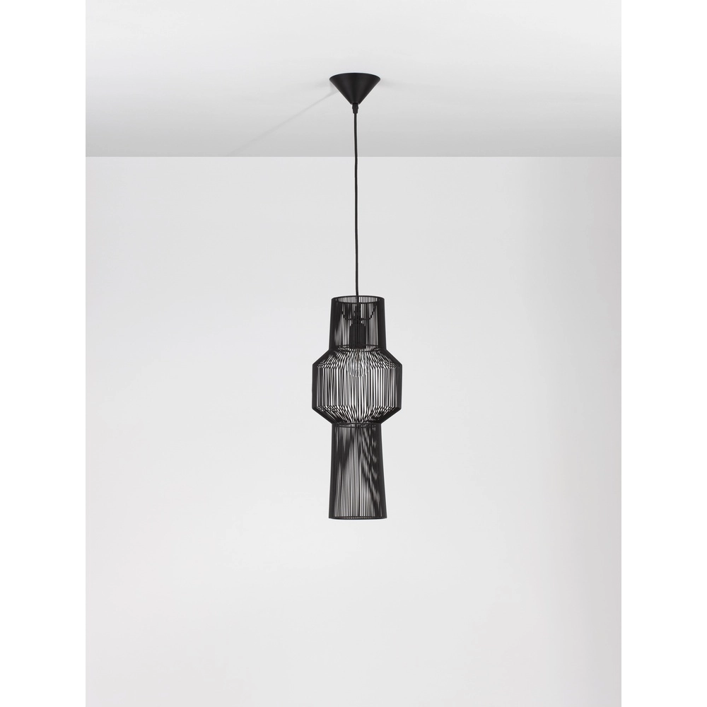 Bohemian hanglamp Bredo Ø 21cm zwart Lyora 5212017438904