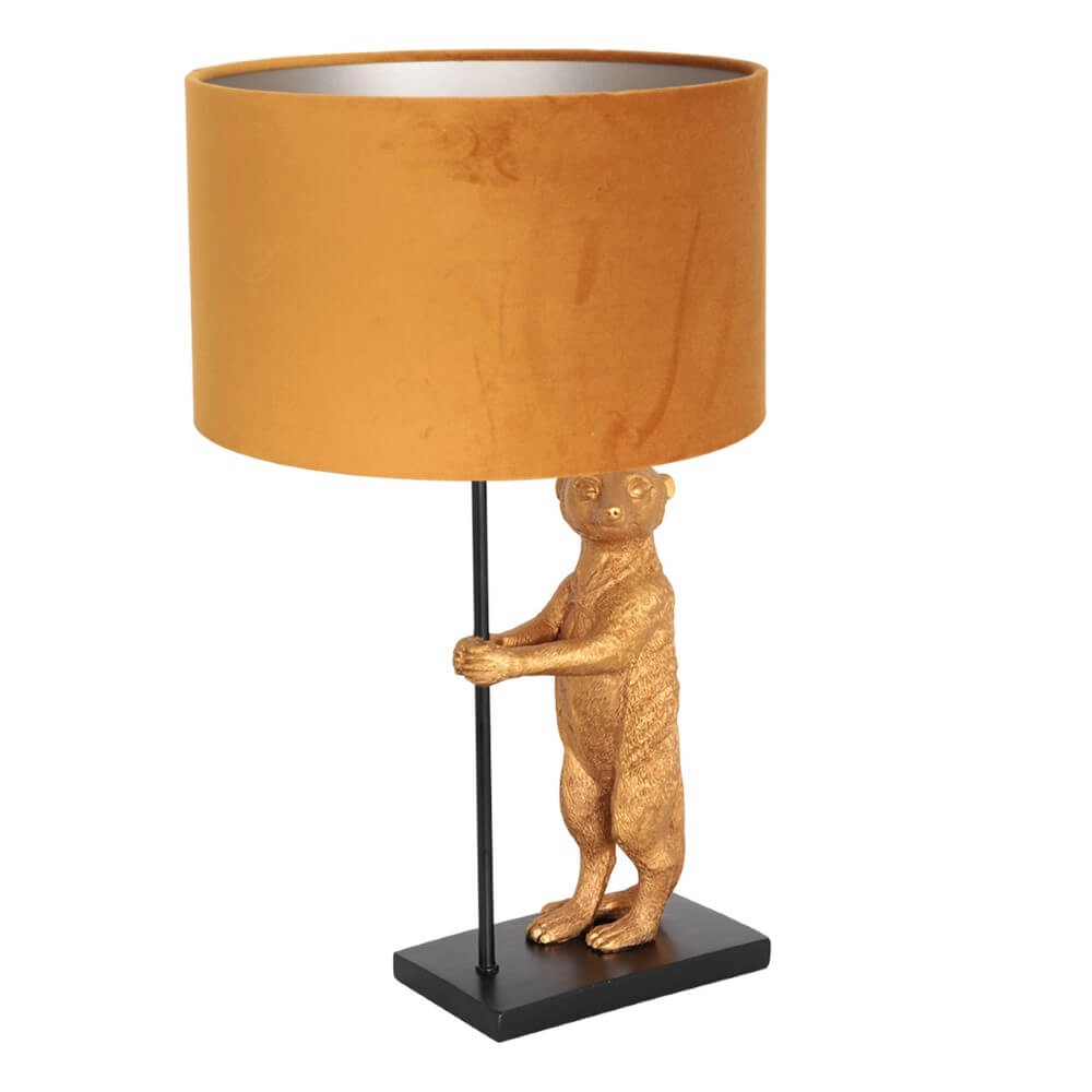 Schemerlamp Animaux met goud velvet Steinhauer 8712746151848