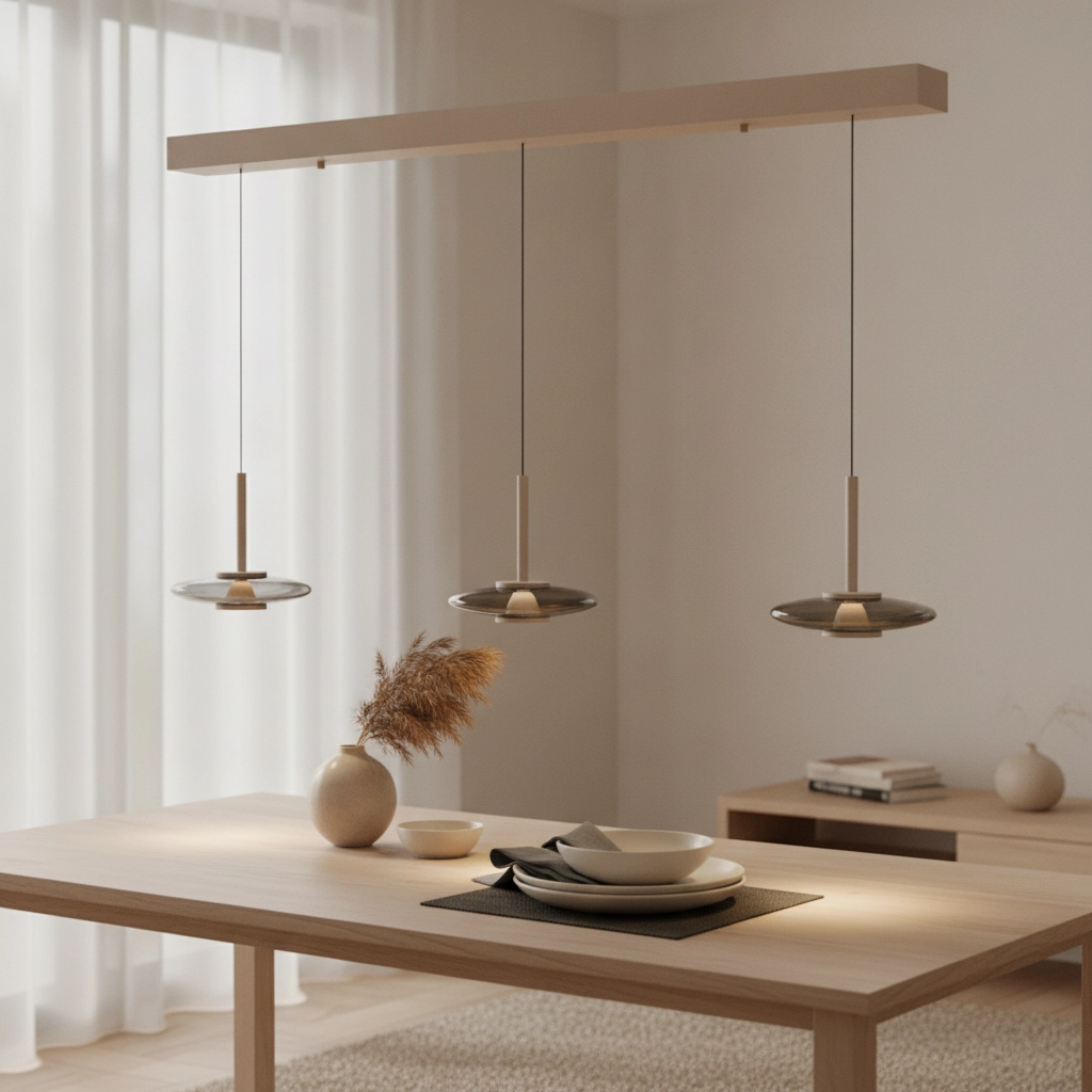 Led eetkamer hanglamp Madison champagne