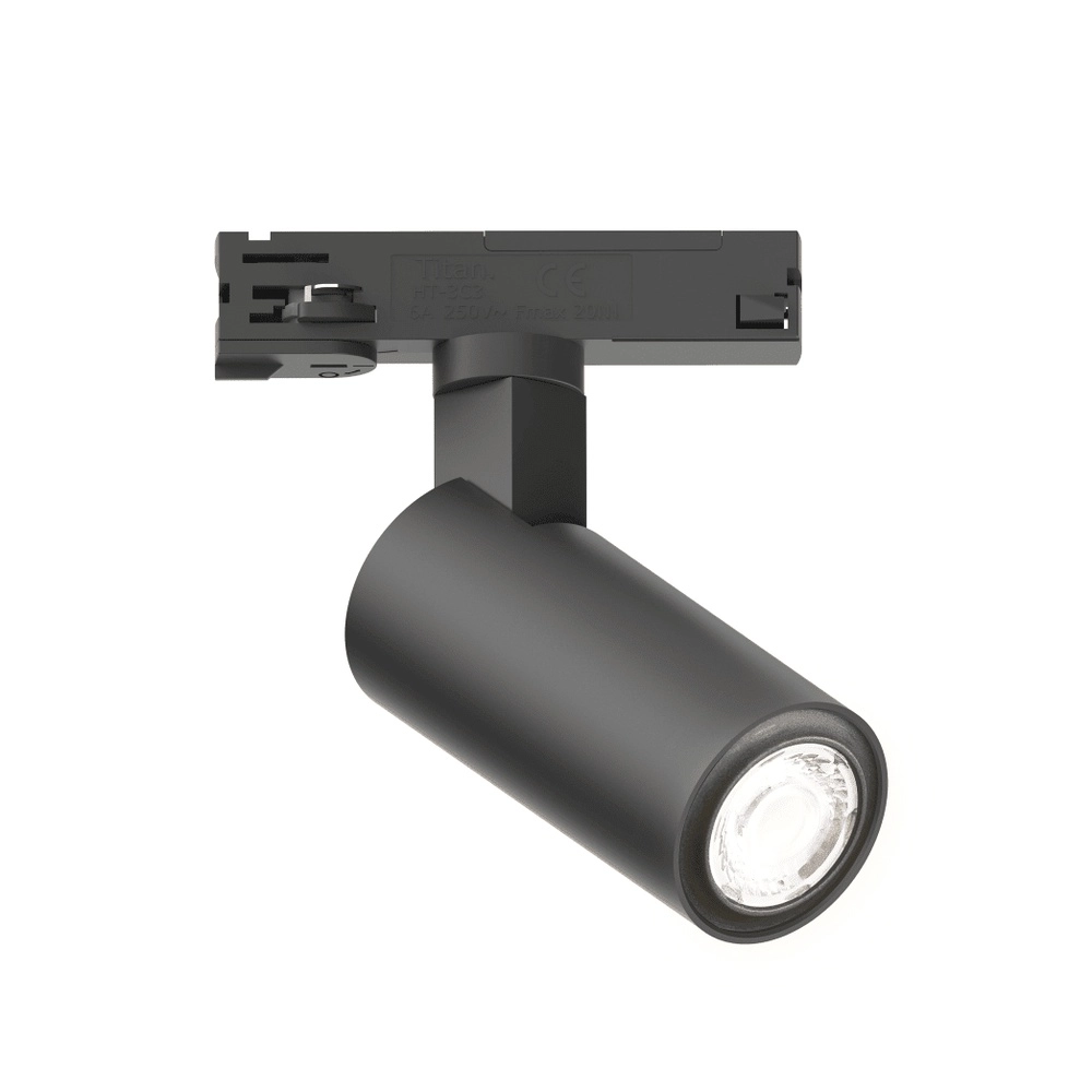 1-fase railspot Tevo Mini zwart