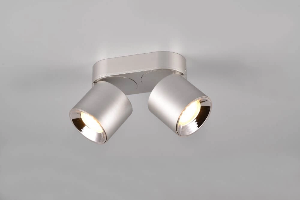 Plafondlamp Guayana 2-lichts nikkel Trio 4017807573978