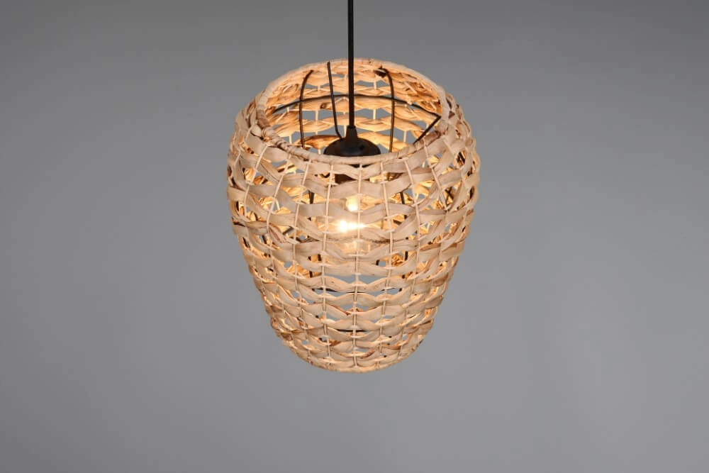 Landelijke hanglamp Jean Ø 29cm rotan Trio 4017807637670