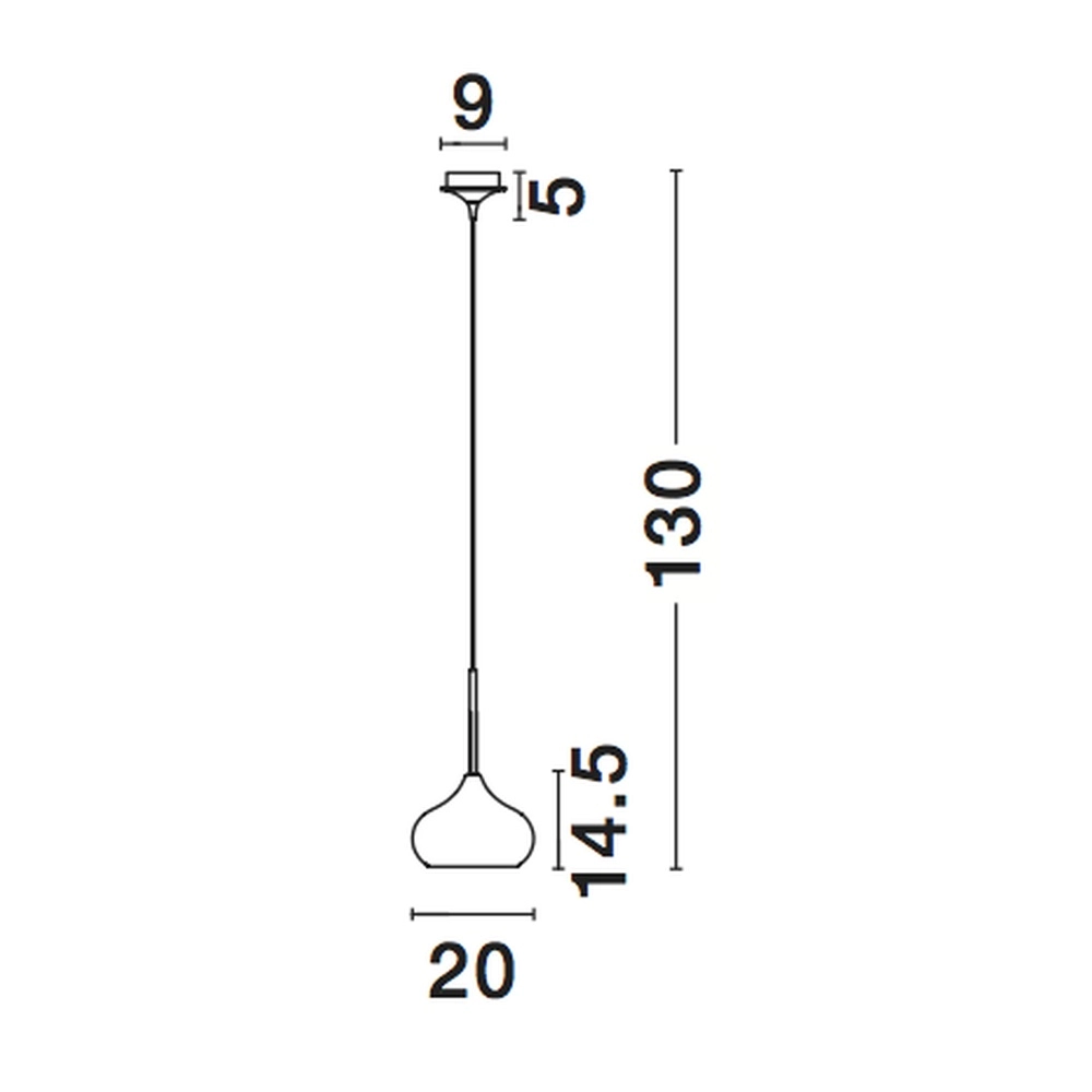 Design hanglamp Cioto Ø 20cm rose goud Lyora 5212017403490