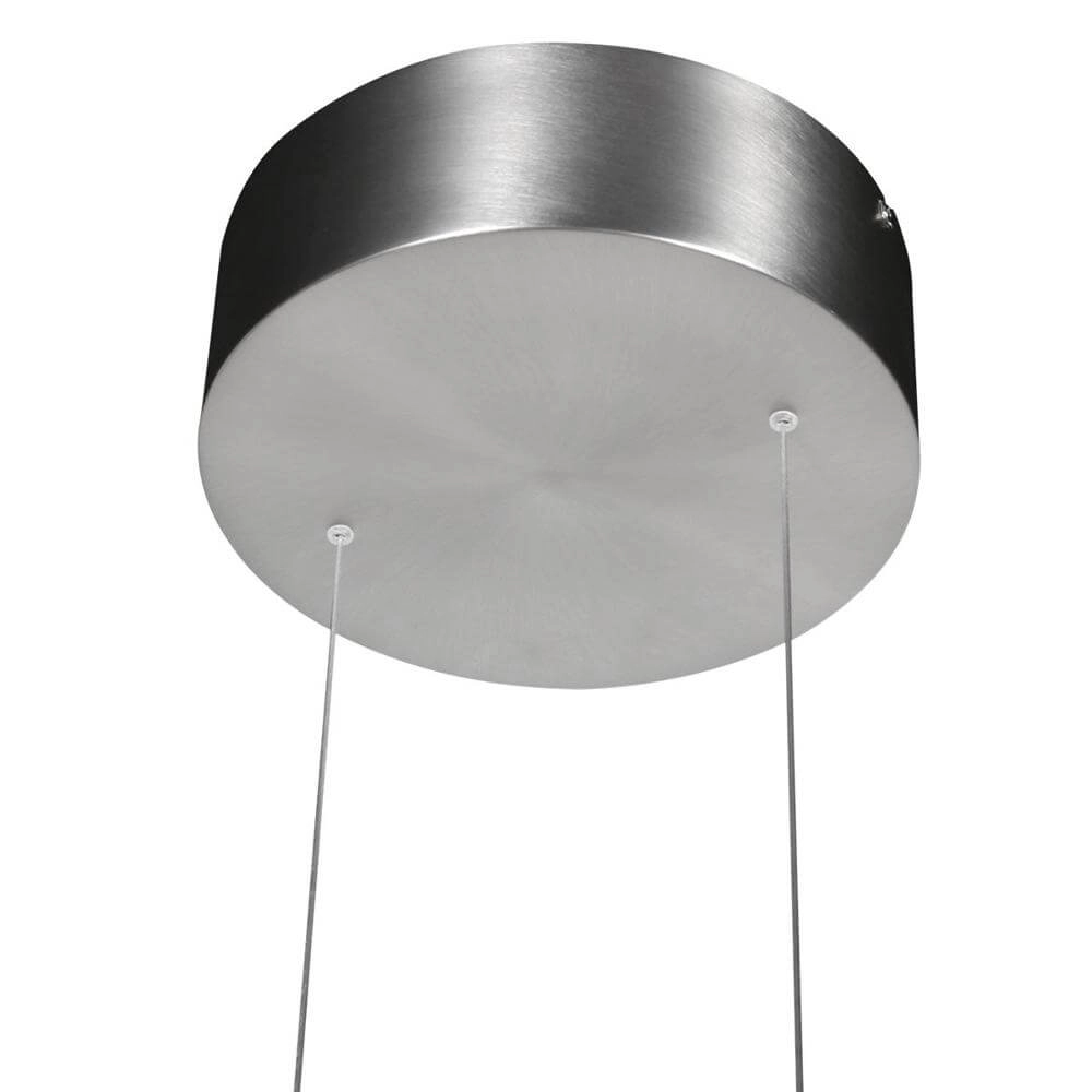 Strakke hanglamp Soleil Ø 32cm grijs Steinhauer 8712746176674