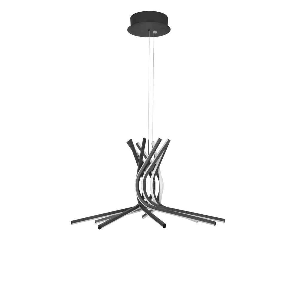 Design hanglamp Narvi M zwart Ø 80cm Lyora 5212017424198