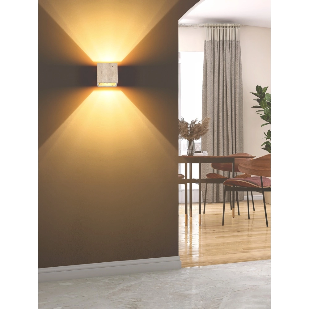 Vierkante wandlamp Rojas 6W Globo 9007371589678