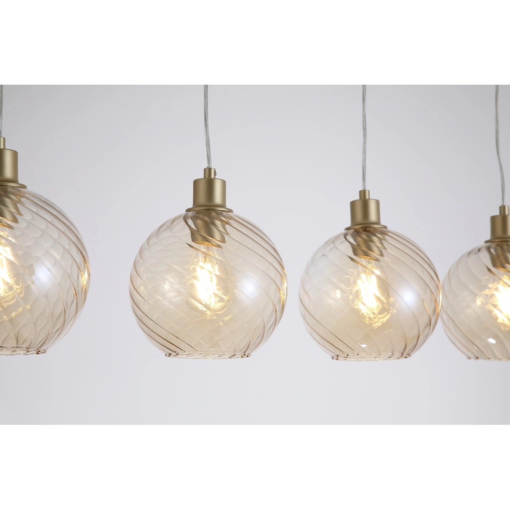 Hanglamp Radiance 4-lichts goud Searchlight 5053423305813