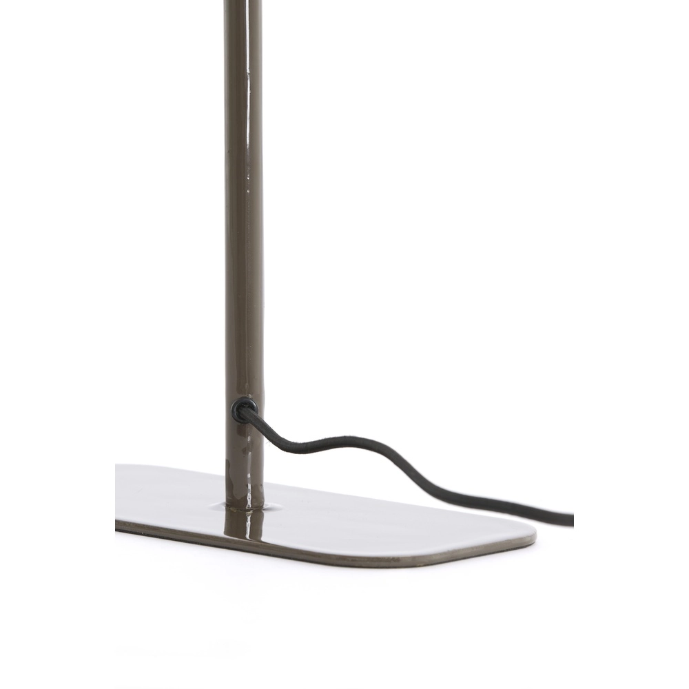 Nachtkastlamp Elenie 25x13cm - glans donker bruin Light & Living 8717807818876