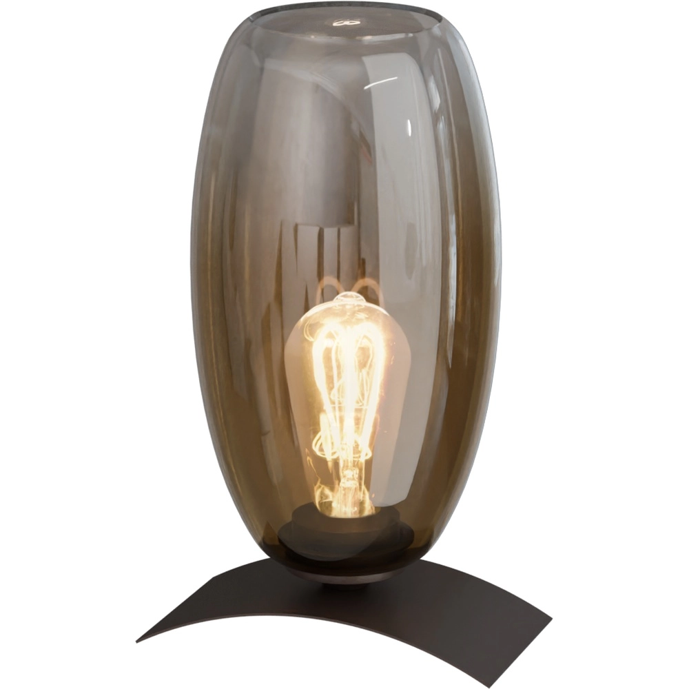 Tafellamp Olive Ø15cm glas - cacao