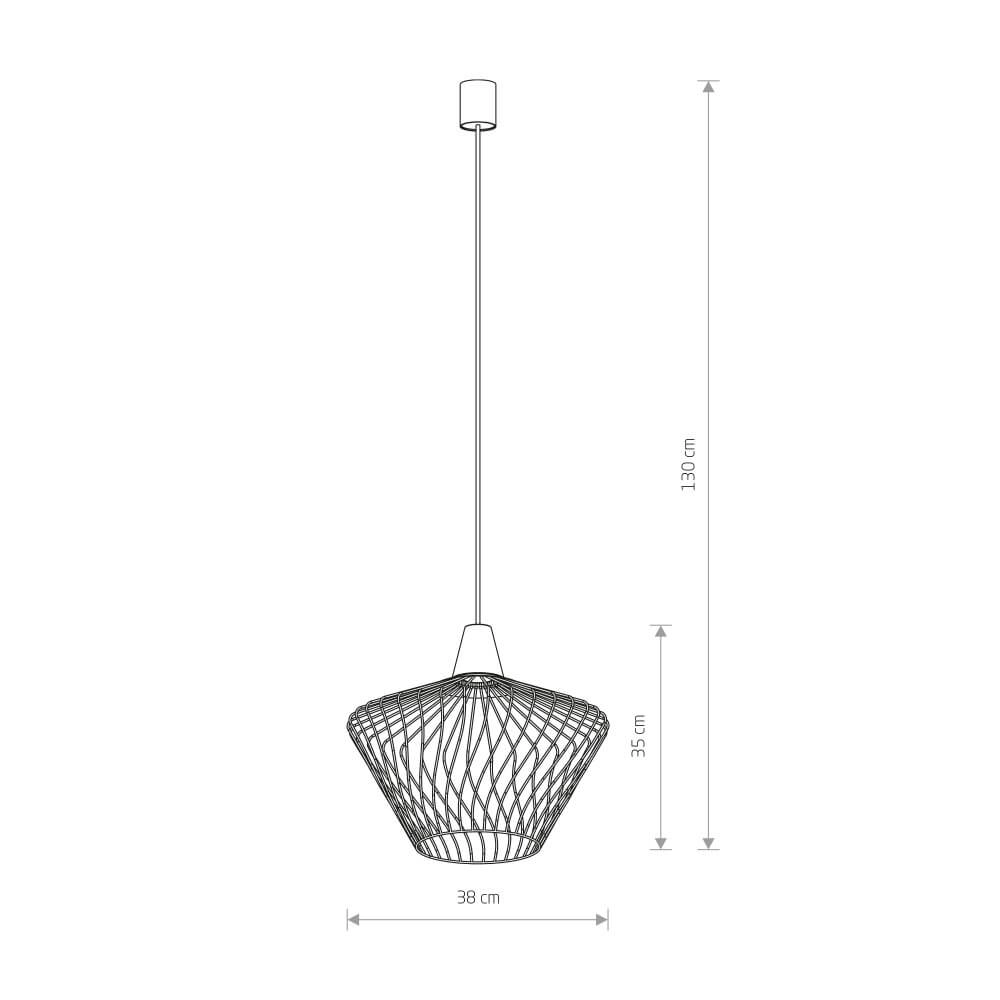 Draadlamp Wave Ø 38cm Lyora 5903139885898