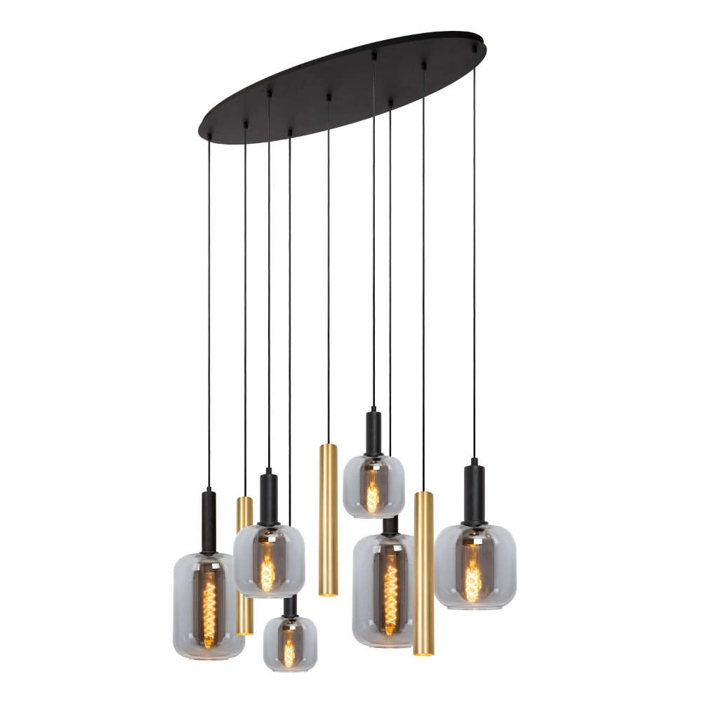 Hanglamp Joanet 6-lichts goud Lucide 5411212452931