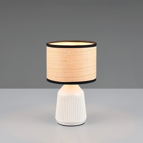 Tafellamp Formentera Ø 16cm wit Trio 4017807692105