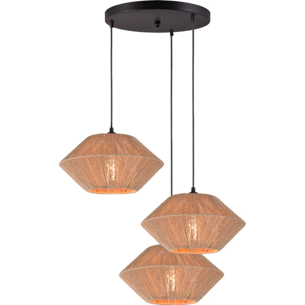 Japandig hanglamp Bicono 3x Ø35cm